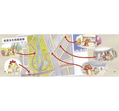 迷路小雞的城市冒險：看地圖和路標好簡單